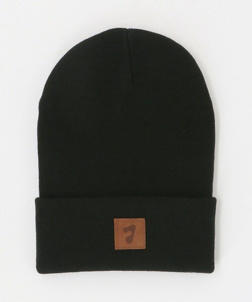 Jieda（ジエダ）の「＜JieDa＞パッチ ニット キャップ（ニットキャップ/ビーニー・メンズ・ブラウン系/ブラック・FREE）」の2枚目の写真