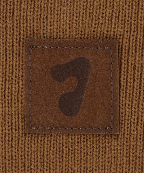 Jieda（ジエダ）の「＜JieDa＞パッチ ニット キャップ（ニットキャップ/ビーニー・メンズ・ブラウン系/ブラック・FREE）」の5枚目の写真