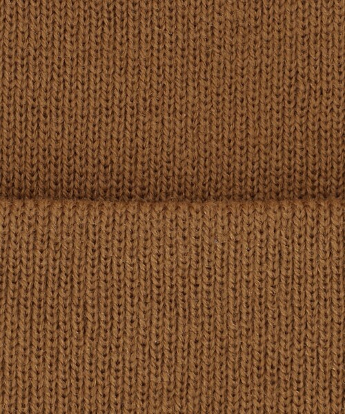 Jieda（ジエダ）の「＜JieDa＞パッチ ニット キャップ（ニットキャップ/ビーニー・メンズ・ブラウン系/ブラック・FREE）」の6枚目の写真