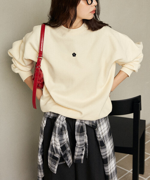 セール】MARY QUANT × PUBLUX/マリークワント ワンポイント ロゴ刺繍