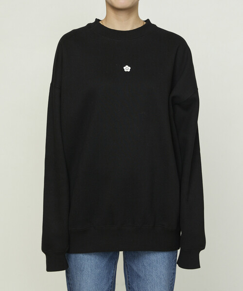 MARY QUANT × PUBLUX/マリークワント ワンポイント ロゴ刺繍 裏起毛