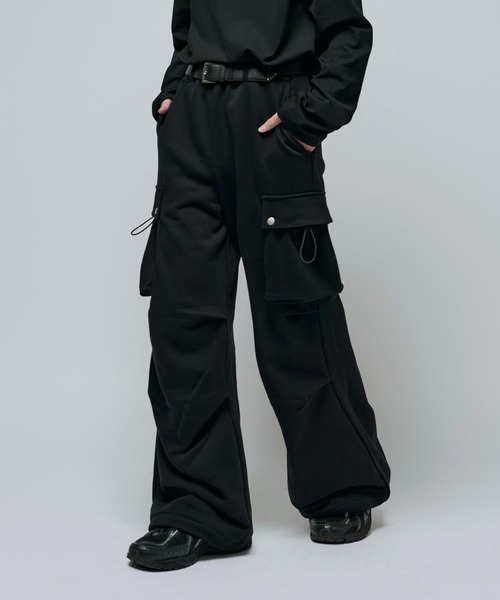 Lui's Neucon ニューコン ダブルポケット パラシュートパンツ Lui's カーゴパンツ 「Neucon/ニューコン」ダブルポケット