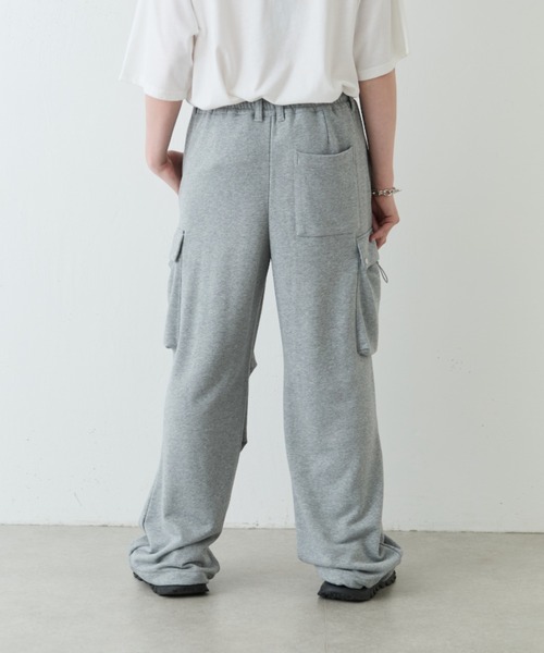 Lui's（ルイス）の「【Neucon/ニューコン】ダブルポケットパラシュートスウェットカーゴパンツ（スウェットパンツ・メンズ・グレー/ブラック・2/1）」の19枚目の写真