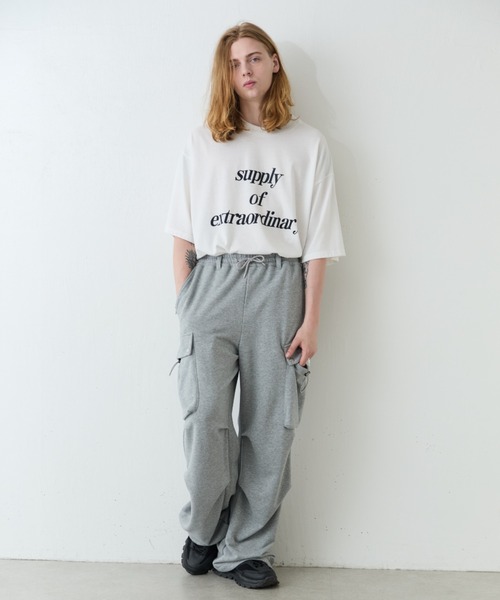 Lui's（ルイス）の「【Neucon/ニューコン】ダブルポケットパラシュートスウェットカーゴパンツ（スウェットパンツ・メンズ・グレー/ブラック・2/1）」の21枚目の写真