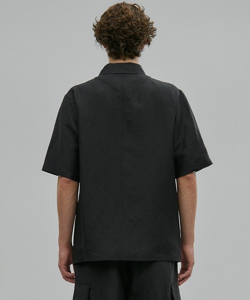 セール】リネンキュプラ レイルロードシャツ S/S（シャツ/ブラウス