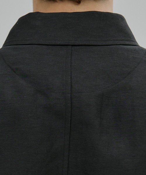リネンキュプラ レイルロードシャツ S/S（シャツ/ブラウス