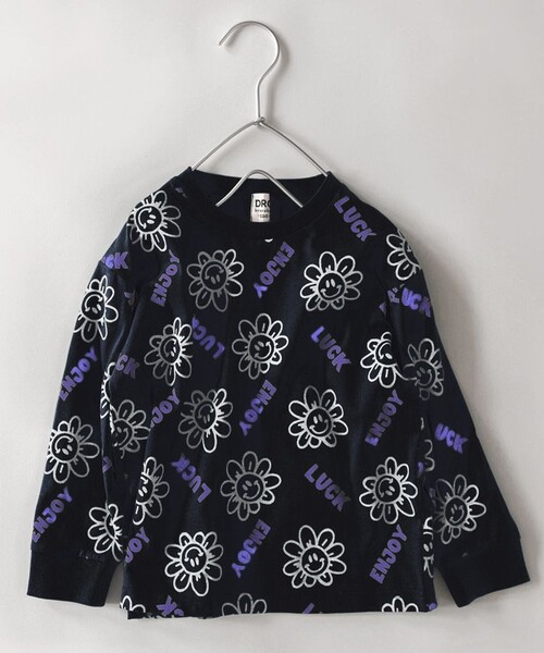 DRC branshes(ディーアールシーブランシェス)の「【WEB限定/DRC】アソートグラフィック長袖Tシャツ(Tシャツ/カットソー・キッズ・ブルー/フューシャピンク/ダークグリーン/その他4/ブラック/その他6/ホワイト/ブラウン/イエロー/ベージュ/パープル/その他2/その他3/その他5・110/100/120/160/150/130/140)」の14枚目の写真