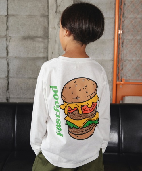 DRC branshes(ディーアールシーブランシェス)の「【WEB限定/DRC】アソートグラフィック長袖Tシャツ(Tシャツ/カットソー・キッズ・ブルー/フューシャピンク/ダークグリーン/その他4/ブラック/その他6/ホワイト/ブラウン/イエロー/ベージュ/パープル/その他2/その他3/その他5・110/100/120/160/150/130/140)」の2枚目の写真