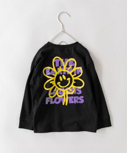 DRC branshes(ディーアールシーブランシェス)の「【WEB限定/DRC】アソートグラフィック長袖Tシャツ(Tシャツ/カットソー・キッズ・ブルー/フューシャピンク/ダークグリーン/その他4/ブラック/その他6/ホワイト/ブラウン/イエロー/ベージュ/パープル/その他2/その他3/その他5・110/100/120/160/150/130/140)」の1枚目の写真