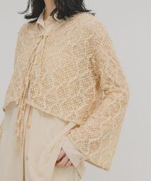 KBF | フェザーメッシュカーディガン(カーディガン/ボレロ)