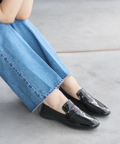 LE TALON（ルタロン）の「《追加》レインモールドローファー（ローファー・レディース・ボルドー/ブラックミックス・25cm/24.5cm/24cm/23.5cm/23cm/22.5cm/22cm）」の7枚目の写真