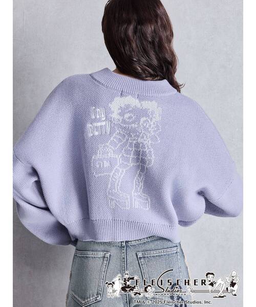 アニメキャラクター グラフィックニット BETTY BOOP（ベティ・ブープ