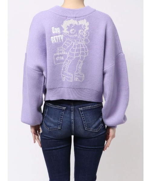 セール】BETTY×GYDA shortニットトップス（ニット/セーター）｜BETTY
