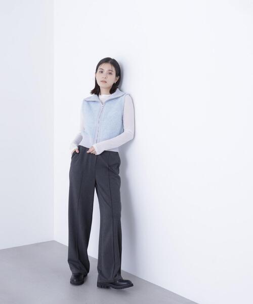 NATURAL BEAUTY BASIC(ナチュラルビューティーベーシック)の「◇ブークレジップニットベスト(ベスト・レディース・ブルー/オフホワイト/グレー・FREE)」の20枚目の写真