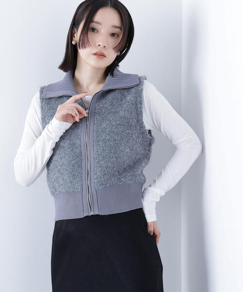 セール】◇ブークレジップニットベスト（ベスト）｜NATURAL BEAUTY