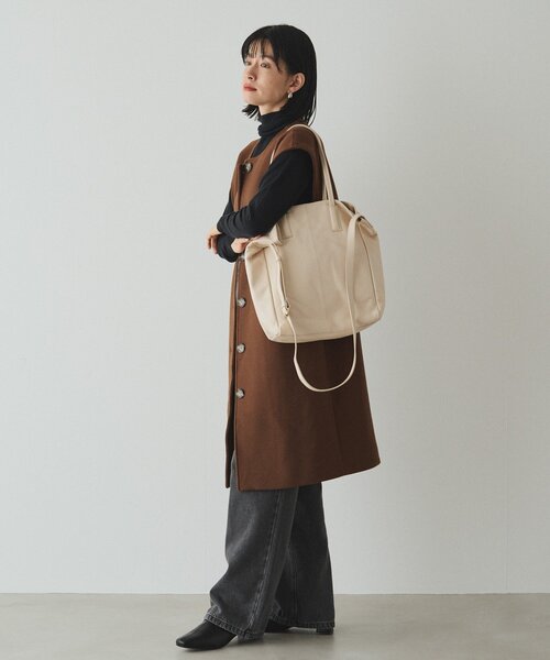 レザー2WAYトートバッグ（トートバッグ）｜russet（ラシット）の