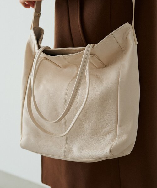 セール】レザー2WAYトートバッグ（トートバッグ）｜russet（ラシット