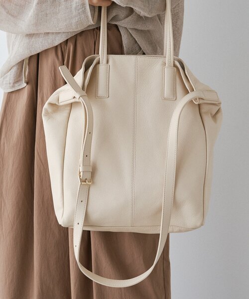 レザー2WAYトートバッグ（トートバッグ）｜russet（ラシット）の