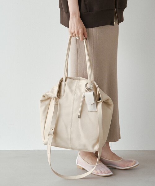 レザー2WAYトートバッグ（トートバッグ）｜russet（ラシット）の