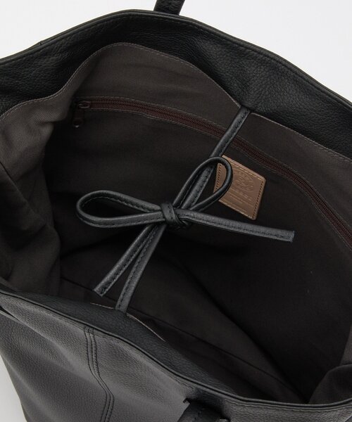 russet（ラシット）の「レザー2WAYトートバッグ（トートバッグ・レディース・キャメル/グレー/ブラック/アイボリー・FREE）」の21枚目の写真