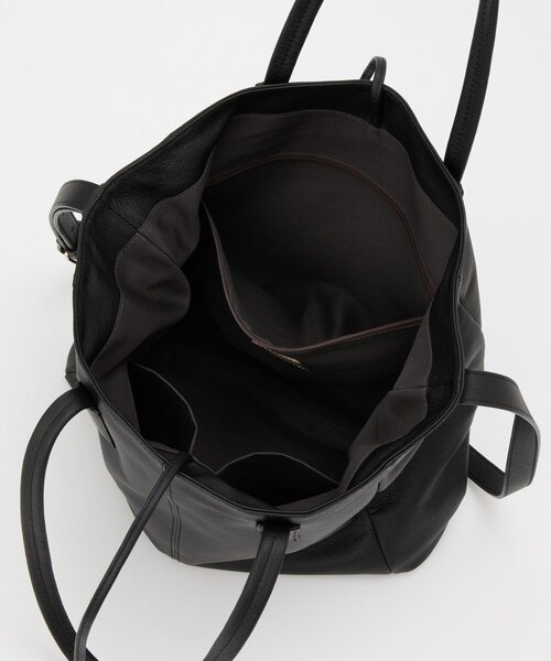 russet（ラシット）の「レザー2WAYトートバッグ（トートバッグ・レディース・キャメル/グレー/ブラック/アイボリー・FREE）」の22枚目の写真