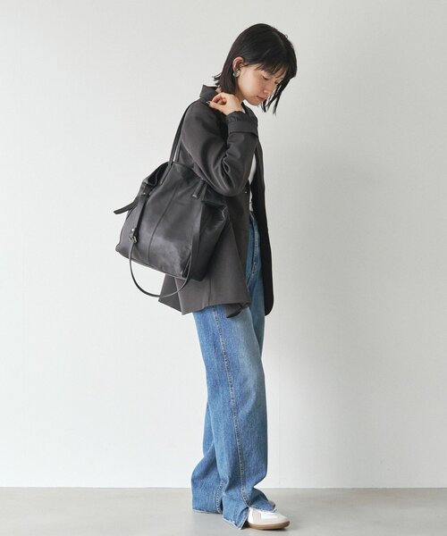 レザー2WAYトートバッグ（トートバッグ）｜russet（ラシット）の