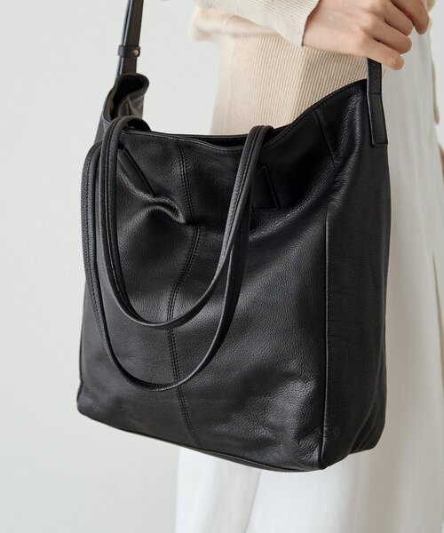 レザー2WAYトートバッグ（トートバッグ）｜russet（ラシット）の