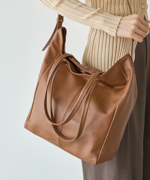 レザー2WAYトートバッグ（トートバッグ）｜russet（ラシット）の