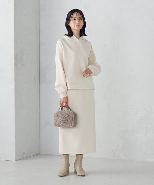 セール】【新色追加】ダンボールニット ナロースカート / セットアップ