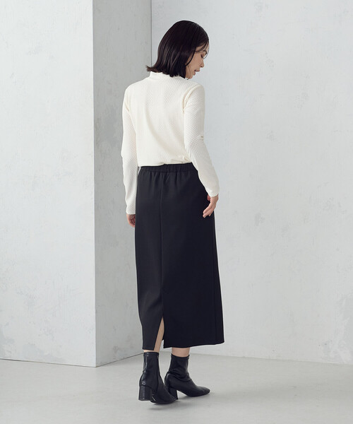 新色追加】ダンボールニット ナロースカート / セットアップ対応