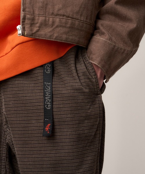 Gramicci(グラミチ)の「O.G. GRID CHECK JAM PANT|O.G.グリッドチェックザャムパンツ Gramicci グラミチ(その他パンツ・メンズ・ブラウン系その他/ネイビー・XL/S/XXL/M/L)」の8枚目の写真