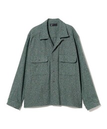 International Gallery BEAMS | メランジ オープンカラー シャツ(シャツ/ブラウス)