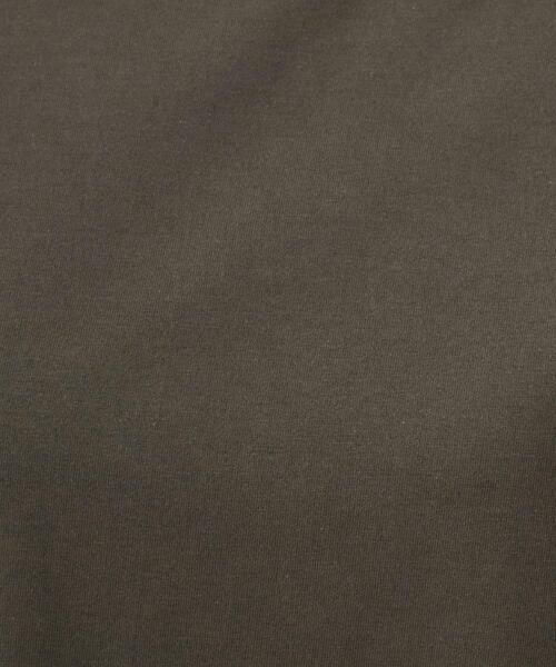 UNTITLED（アンタイトル）の「【接触冷感/コットン100/洗える/Tシャツ】半袖天竺プルオーバー（Tシャツ/カットソー・レディース・ダークグレー/オフホワイト/キャメル・48/44/04/02/00）」の12枚目の写真