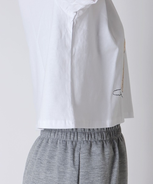 Cepica(セピカ)の「【BLACK SCORE】PURRBERRY CROPPED T(Tシャツ/カットソー・レディース・ホワイト・FREE)」の9枚目の写真