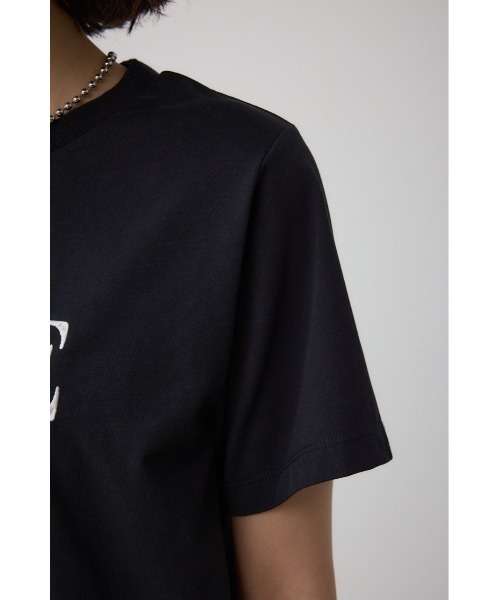AZUL by moussy(アズールバイマウジー)の「C/T冷感レースロゴTシャツ(Tシャツ/カットソー・レディース・オフホワイト/ブラック/ブラウン・FREE)」の21枚目の写真