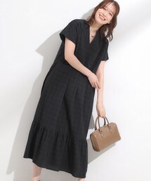 DRESKIP（ドレスキップ）の「スラブサッカー ティアードワンピース（ワンピース）」