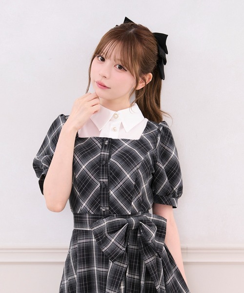 apres jour(アプレジュール)の「【セット着用可能】レイヤードパフスリトップス(シャツ/ブラウス・レディース・ブラック系その他2/ブラウン系その他/グレー系その他/ブラック系その他・フリー/X-LARGE)」の1枚目の写真