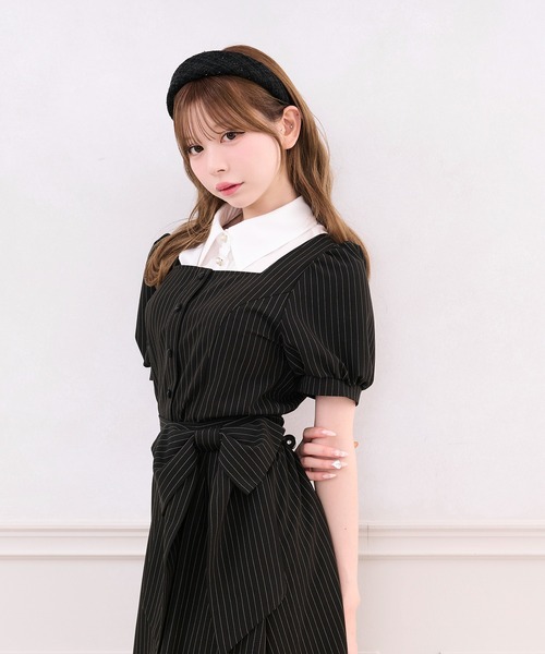 apres jour(アプレジュール)の「【セット着用可能】レイヤードパフスリトップス(シャツ/ブラウス・レディース・ブラック系その他2/ブラウン系その他/グレー系その他/ブラック系その他・フリー/X-LARGE)」の14枚目の写真