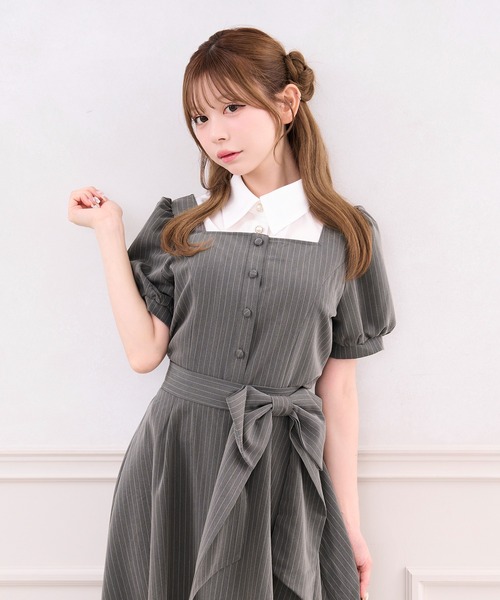 apres jour(アプレジュール)の「【セット着用可能】レイヤードパフスリトップス(シャツ/ブラウス・レディース・ブラック系その他2/ブラウン系その他/グレー系その他/ブラック系その他・フリー/X-LARGE)」の20枚目の写真