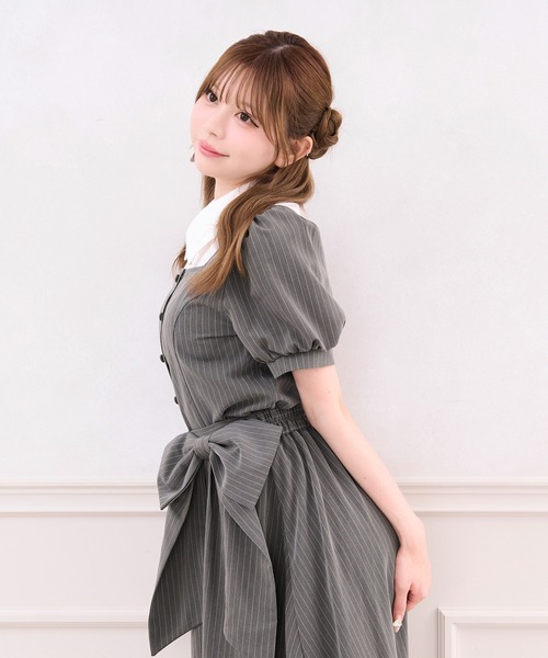 apres jour(アプレジュール)の「【セット着用可能】レイヤードパフスリトップス(シャツ/ブラウス・レディース・ブラック系その他2/ブラウン系その他/グレー系その他/ブラック系その他・フリー/X-LARGE)」の21枚目の写真