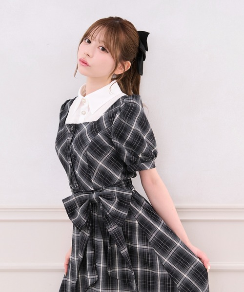 apres jour(アプレジュール)の「【セット着用可能】レイヤードパフスリトップス(シャツ/ブラウス・レディース・ブラック系その他2/ブラウン系その他/グレー系その他/ブラック系その他・フリー/X-LARGE)」の6枚目の写真