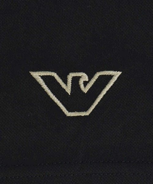 EMPORIO ARMANI(エンポリオアルマーニ)の「EMPORIO ARMANI JACQUARD LOGO ハーフパンツ EUサイズ 54007915(ルームウェア/パジャマ・メンズ・ネイビー/ブラック・M/L)」の4枚目の写真