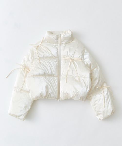 レザージャケット　レディース　OLIVE des OLIVE ブラック　アウター 新色追加/WEB限定カラーあり】エコレザーでかポケットブルゾン