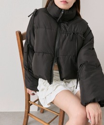 【専用】OLIVE des OLIVE 黒 レザーブルゾン 2way ボア襟 OLIVE des OLIVE｜オリーブ デ オリーブのジャケット/アウター
