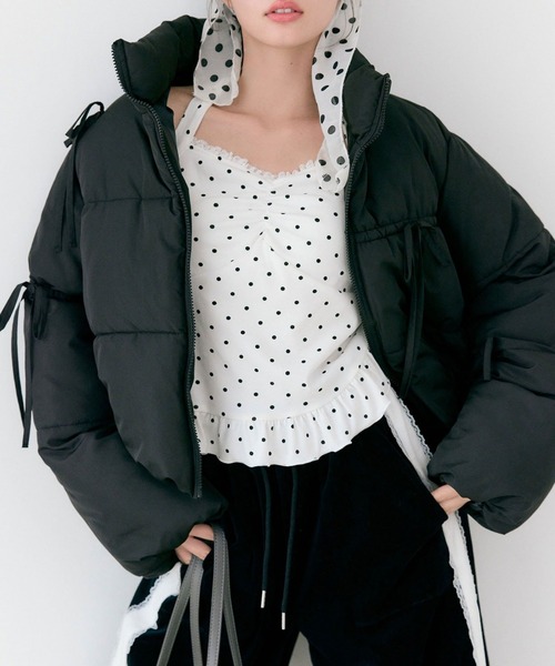 セール】リボンエコダウンブルゾン（ダウンジャケット/コート）｜OLIVE