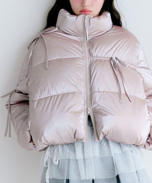 セール】リボンエコダウンブルゾン（ダウンジャケット/コート）｜OLIVE