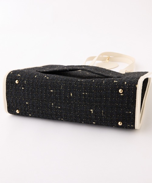 one after another NICE CLAUP（ワンアフターアナザーナイスクラップ）の「【LouLoumei】キャリーオントートバッグ（ショルダーバッグ・レディース・ブラック/ブラック×グレー/ブラウン系その他・FREE）」の12枚目の写真