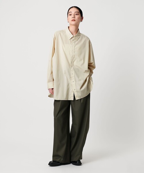 コットン ストライプビッグシャツ（シャツ/ブラウス