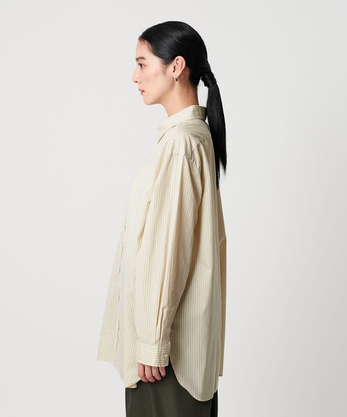 BEAUTY&YOUTH UNITED ARROWS(ビューティーアンドユースユナイテッドアローズ)の「コットン ストライプビッグシャツ(シャツ/ブラウス・レディース・ライラック/ベージュ・FREE)」の12枚目の写真