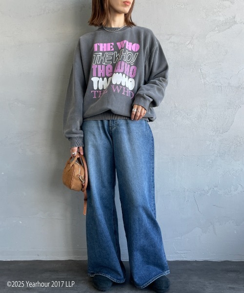 GOOD ROCK SPEED（グッドロックスピード）の「[GOOD ROCK SPEED/グッドロックスピード] 別注 THE WHO ロゴプリントスウェット（スウェット・レディース・チャコールグレー・M/L/XL）」の19枚目の写真